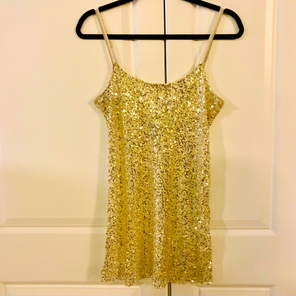 Intimately Free People sequined slip-dress